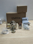 Emtek 8467US15 Modern Style Brass Modern Single Cylinder Deadbolt - Satin Nickel
