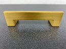 Franklin Brass P40835K-117-C Mirrored 3-9/16 Inch Long Finger Cabinet Pull - Pack of 10 - Brushed Brass