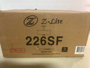 Z-Lite 226SF Lamina 3 Light Semi-Flush Ceiling Fixture with Matte Opal Shade - Brushed Nickel