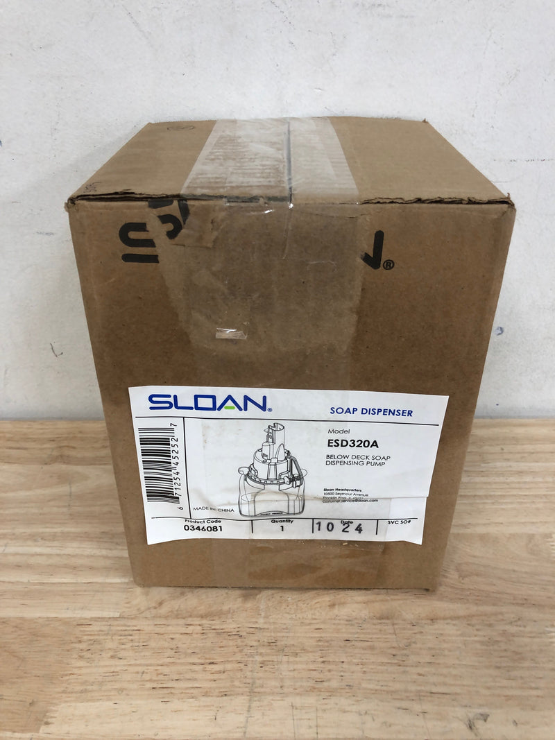 Sloan 0346081 Model ESD320A Below Deck Soap Dispensing Pump