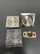 Kwikset 334SQT-15 Square Passage Hall/Closet Pocket Door Lock - Satin Nickel