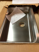 Elkay ELUHAD211545PD Lustertone Classic 24 in. Undermount Single Bowl 18-Gauge Stainless Steel Kitchen ADA Sink w/ Accessories