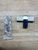 Amerock BP36720SC26 Mulino 5/16 Inch Bar Cabinet Knob - Silver Champagne / Polished Chrome