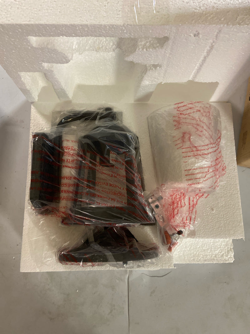 Progress Lighting East Haven Collection 1-Light Clear Seeded Glass Transitional Outdoor Medium Wall Lantern Light Textured Black