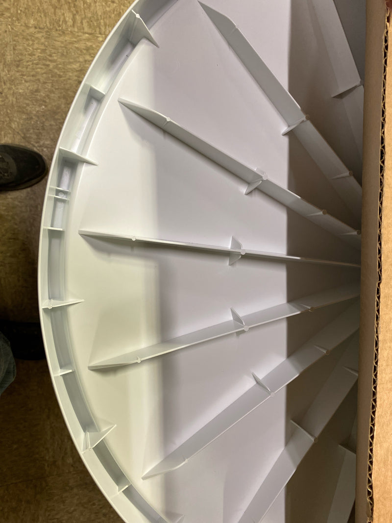 Rev-a-shelf 3072-28-11-52 2-Shelf White 28 in. Lazy Susan Full-Circle Polymer