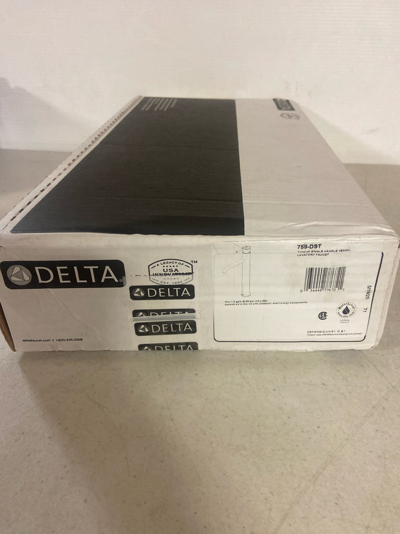 Delta 759-DST Trinsic Single Hole Single-Handle Vessel Bathroom Faucet in Chrome