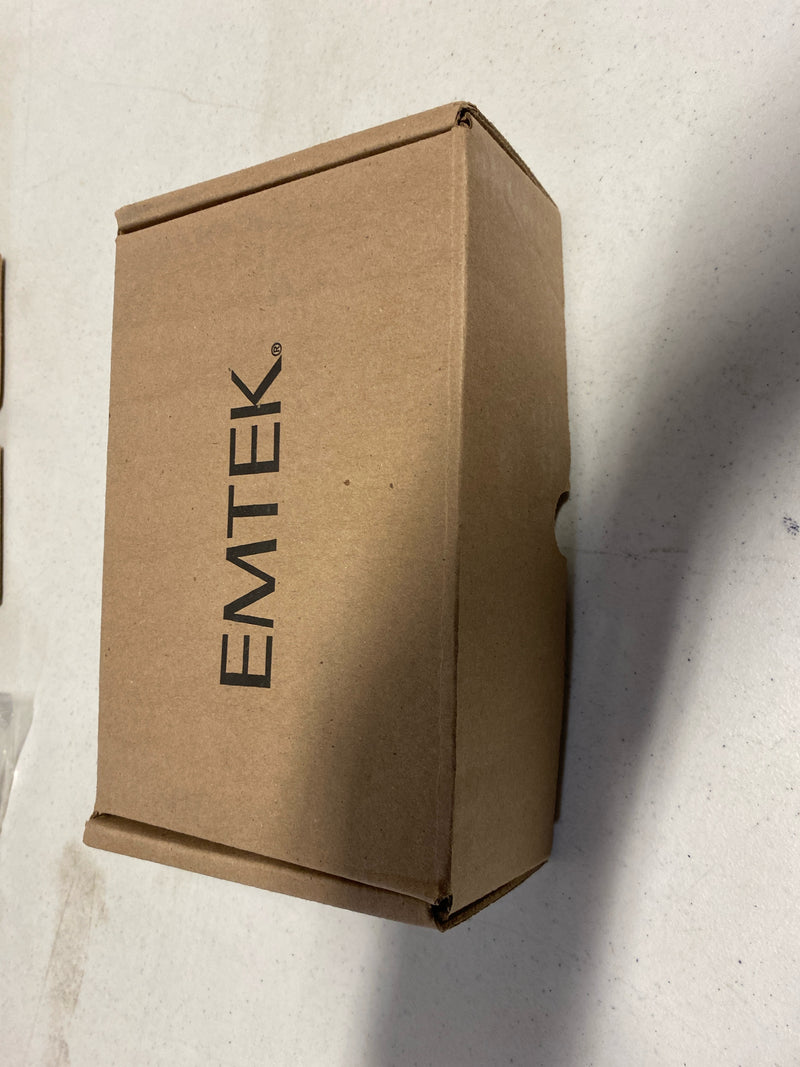 Emtek 2165US10B Narrow Oval 7-1/4" Tall Privacy Pocket Door Lock - Oil Rubbed Bronze