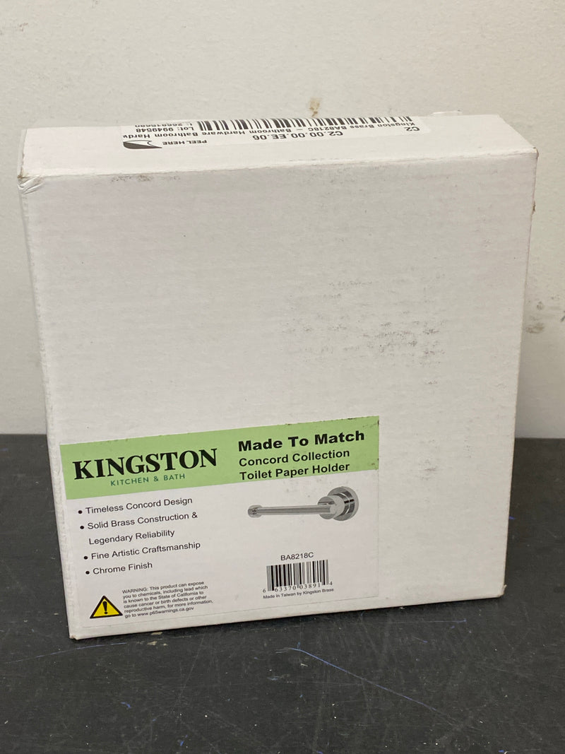 Kingston Brass BA8218C Concord Wall Mounted Euro Toilet Paper Holder - Polished Chrome