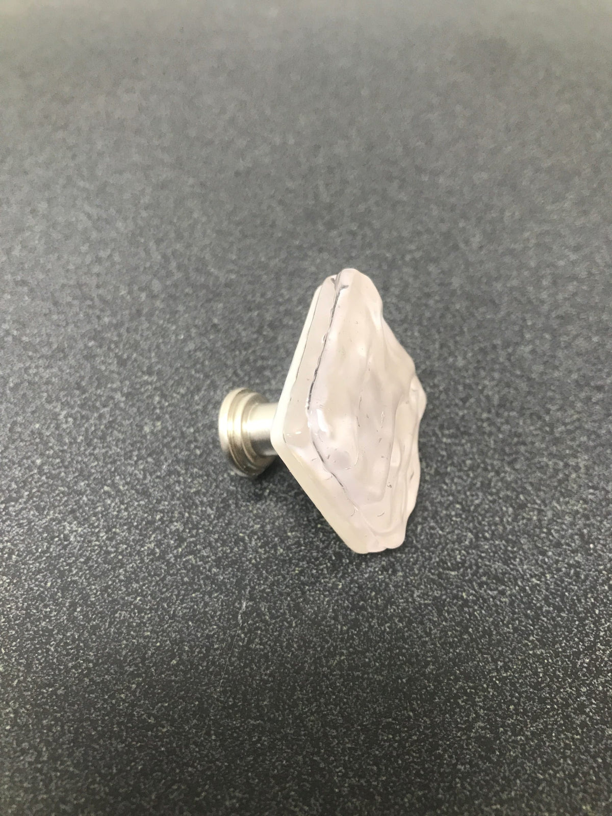 Sietto K-228 Glacier 1-1/4 Inch Square Cabinet Knob