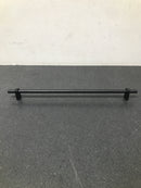 Alno A2801-12-MB Vita Bella 12" Center to Center Modern Smooth Bar Large Cabinet Pull / Drawer Bar Pull - Matte Black