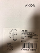 Axor 36737001 ShowerSolutions Round Hand Shower Wall Outlet with Check Valves - Less Hand Shower Hose - Chrome