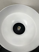 Austin Allen 9D328A Oakwood Urban/Industrial Metal Shade Pendant Lighting Fixture, 1-Light 100 Watt, 7"H x 18"W, Aged Brass