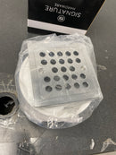 Signature Hardware 446696 Menlo Square Shower Drain with Flange - Chrome