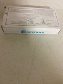 Deltana DSH45U5 4-1/2" x 4-1/2" Square Corner Spring Hinge - Single Hinge - Antique Brass