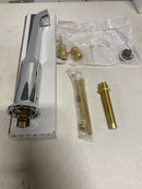 Delta T5789-PR-LHP-WL Tetra Wall Mounted Two Handle Tub Filler - Less Handles and Rough In - Lumicoat Chrome