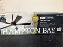 Hampton bay 56051 52 in. Corwin Indoor/Outdoor Matte Black LED Ceiling Fan with Light Kit