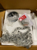 Capital Lighting 354111DR Eliana Handcrafted Unique Medallions Tiered Cylindrical Pendant Ceiling Light, 1-Light 100 Watt, 21" H x 13" W, Dark Brass