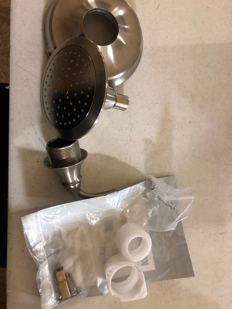 Kohler K-TS10276-4-BN Forte Shower Trim Package with Single Function Shower Head and Rite Temp Technology - Vibrant Brushed Nickel