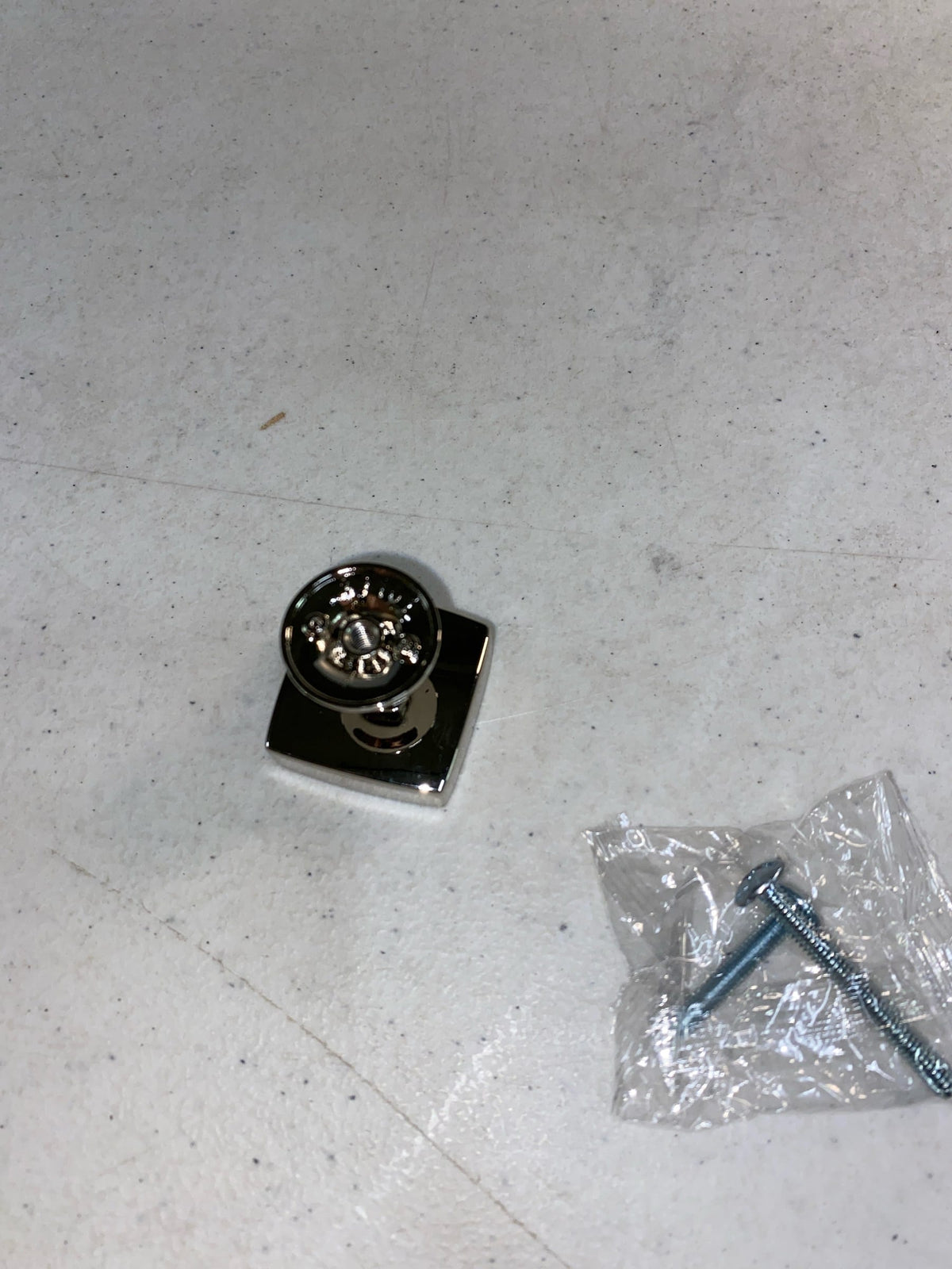 Amerock BP37101PN Everett 1-1/4 Inch Square Cabinet Knob - Polished Nickel
