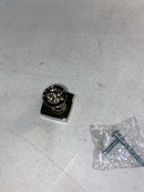 Amerock BP37101PN Everett 1-1/4 Inch Square Cabinet Knob - Polished Nickel