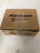 Kwikset 300BRNLSQT-26 Breton Privacy Door Lever Set with Square Rose - Bright Chrome