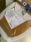 Signature Hardware 153866 Luxury Light Oak Toilet Seat Standard Hinges - Elongated Bowl - Oak/Brushed Nickel