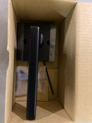 Kwikset 788HFLSQT-514 Halifax Non-Turning One-Sided Dummy Door Lever with Square Rose - Matte Black