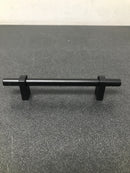 Alno A2801-4-MB Vita Bella 4" Center to Center Modern Smooth Bar Cabinet Pull - Made in Italy - Matte Black