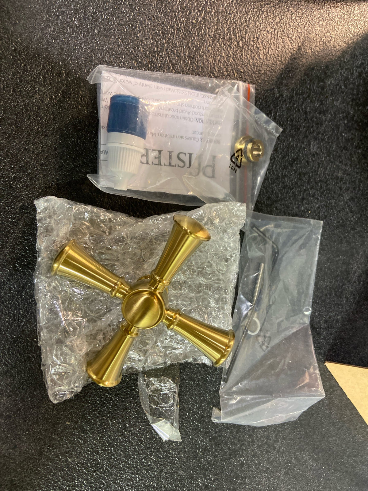 Pfister HHL-089TBBG Tisbury Shower Trim Cross Handle - Brushed Gold