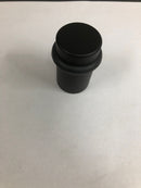 Emtek 2258US19 American Classic 2" Tall Cylindrical Floor Bumper - Flat Black