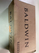 Baldwin PSTUBCRR044 Tube Passage Leverset with Contemporary Round Rose - Satin Brass
