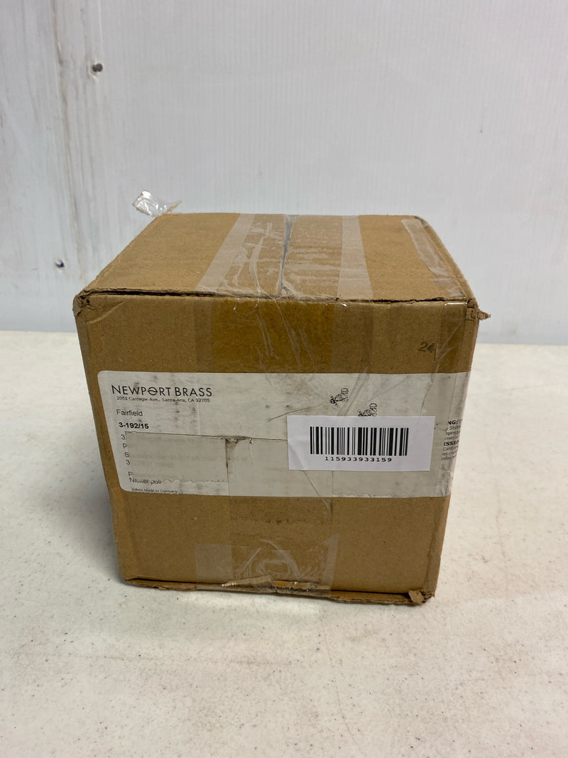 Newport Brass 3-192 Fairfield Set of 2 Shut-Off Valves with Cross Handles, Sa...