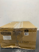 Miseno MNO1812RUBWH Cafe 21" X 15" Undermount Bathroom Sink with Overflow (Mounting Clips Included) - Bright White