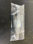 Jeffrey Alexander MO6373DACM Belcastel 1 - 3-3/4" (96 mm) Center to Center Soft Square Bold Cabinet Handle / Drawer Pull with Square Feet - Gun Metal