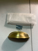 Amerock Ashby 3 and 4 Inch Center to Center Cup Cabinet Pull - Golden Champagne