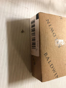 Baldwin 4620044BIN Edge Pull 2 Inch Center to Center Finger Cabinet Pull from the Estate Collection - Satin Brass