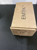 Emtek 8442US19 RH Stretto Modern Rectangular Single Cylinder 1.125" Lock with Turn Piece from 8440 Series - Flat Black Athena Lever