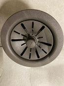 Elkay LKPDQD1 Perfect Drain 3-1/2" Polymer Disposer Flange with Removable Basket Strainer and Rubber Stopper - Chestnut