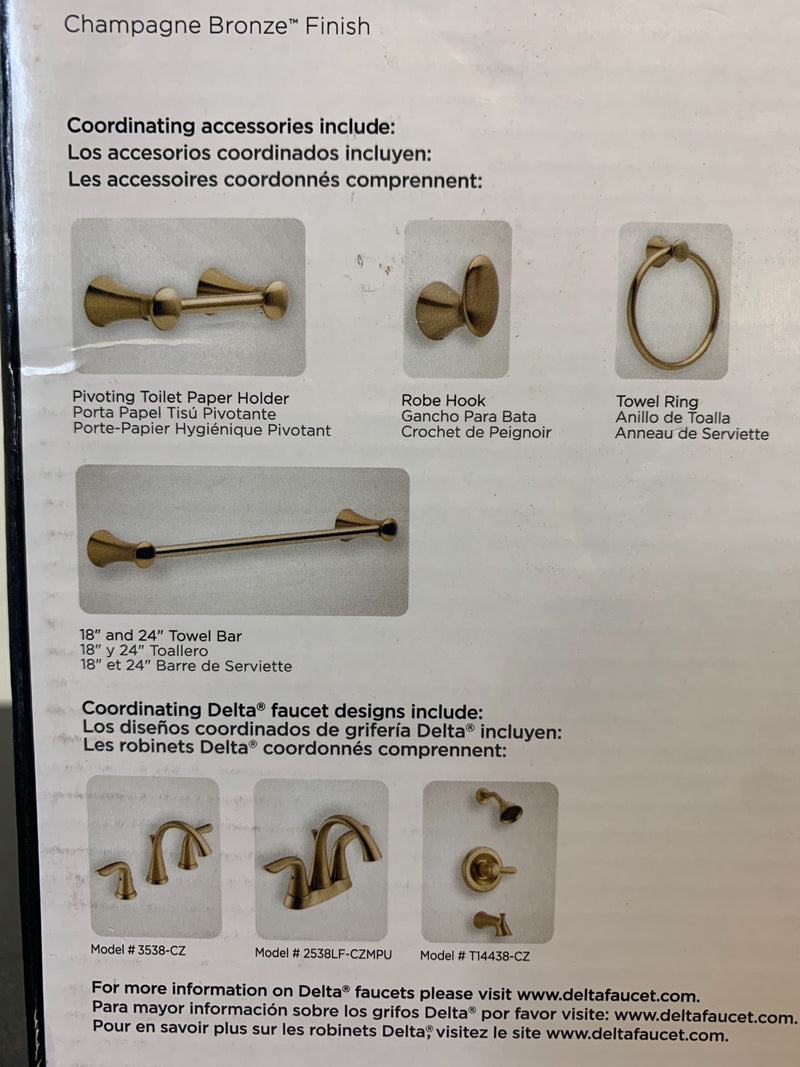 Delta 73850-CZ Lahara Pivoting Tissue Holder - Champagne Bronze