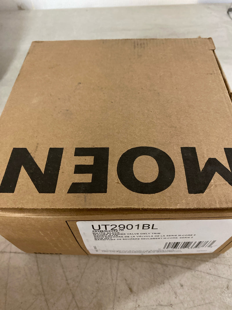 Moen UT2901BL Gibson Pressure Balanced Valve Trim Only with Single Lever Handle - Less Rough In - Matte Black