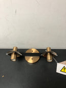 JONATHAN Y Lighting JYL3541A Modernist 2 Light 15" Wide LED Bathroom Vanity Light - Brass Gold / Black