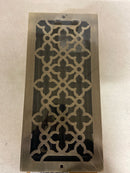 Signature Hardware 445783 Ballas Steel Wall Register - 6" x 14" - Antique Brass