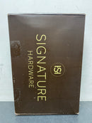 Signature Hardware 483884 Lexia 1.2 GPM Widespread Gooseneck Bathroom Faucet with Pop-Up Drain Assembly - Brushed Nickel