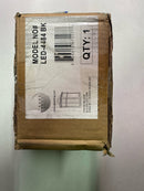 Bel air lighting LED-4484 BK Andrews Black LED Outdoor Pocket Wall Light Fixture with Frosted Acrylic Shade