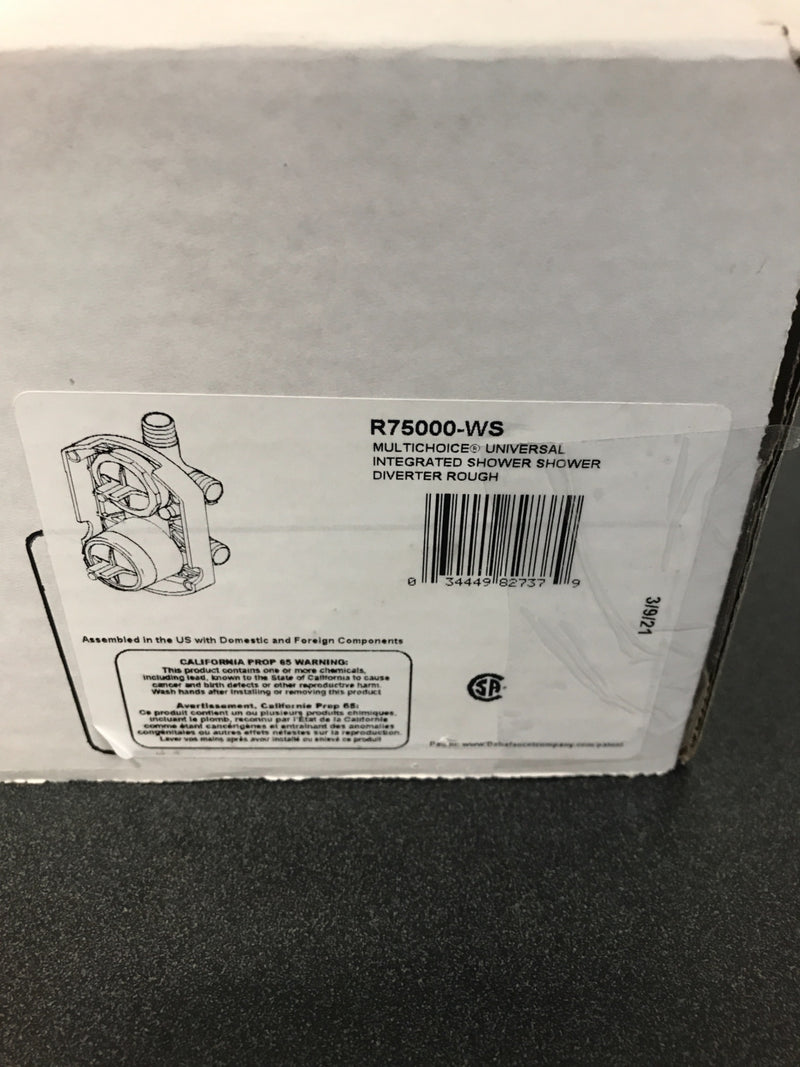 Brizo MultiChoice Universal Integrated Shower Diverter with Stops Rough-in Kit-R75000-WS