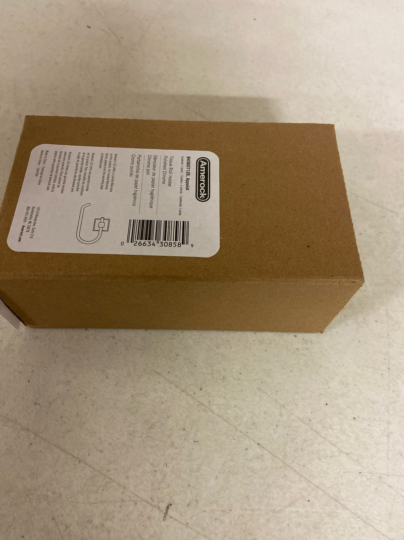 Amerock BH3607126 Appoint 7-1/16 in. (179 mm) L Single Post Toilet Paper Holder in Chrome