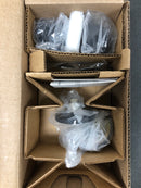 Baldwin FDTRATRR190 Traditional Non-Turning Two-Sided Dummy Door Knob Set with Round Rose - Satin Black