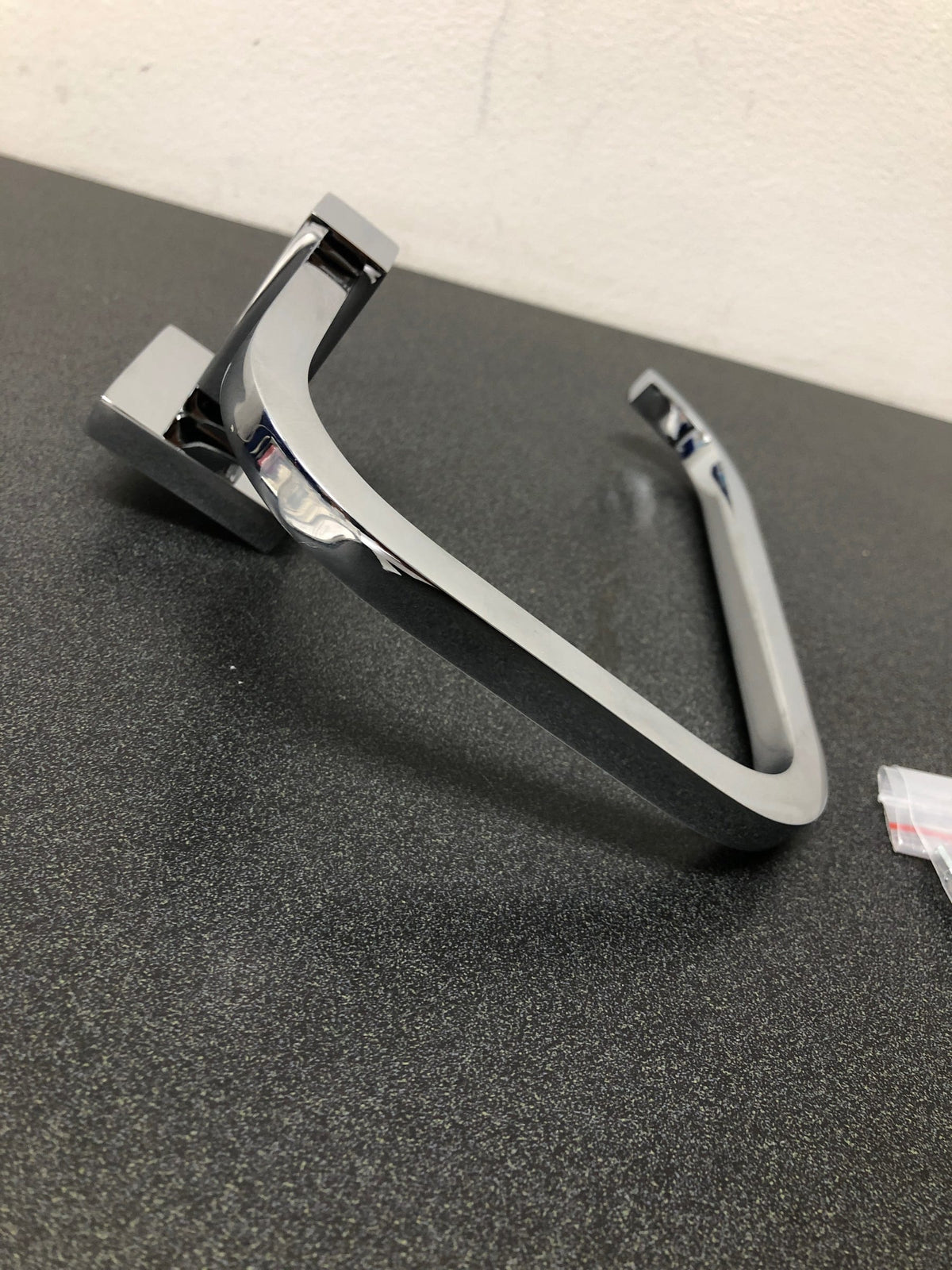 Signature Hardware 317846 Ultra 6-1/2" Wall Mounted Towel Ring - Chrome