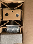 Baldwin PSTUBCSR055 Tube Passage Leverset with Contemporary Square Rose - Polished Nickel