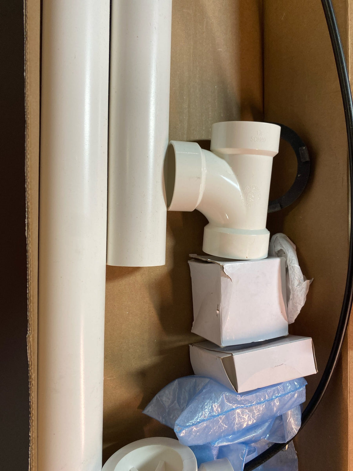 Kohler k-7213-SN Clearflo 1-1/2" Tub Drain Kit - with Overflow and PVC - Polished Nickel